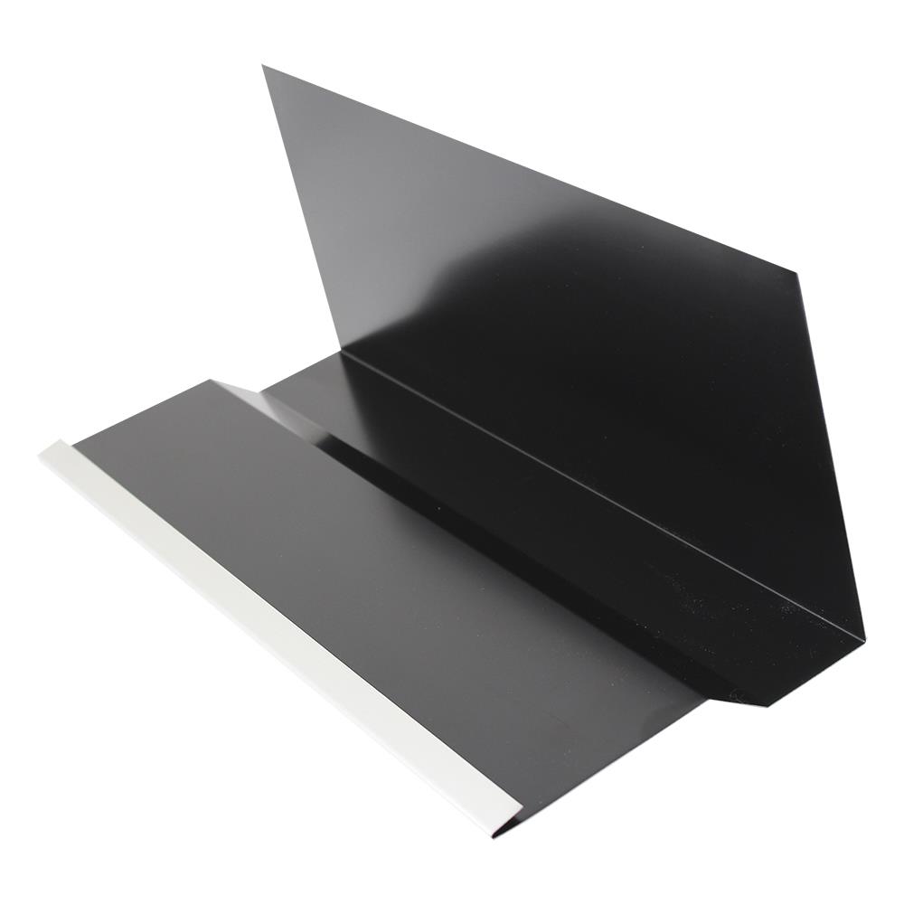 Continuous Aluminium Soaker 2.4m Black Kytun UK Dry Roofing Specialists
