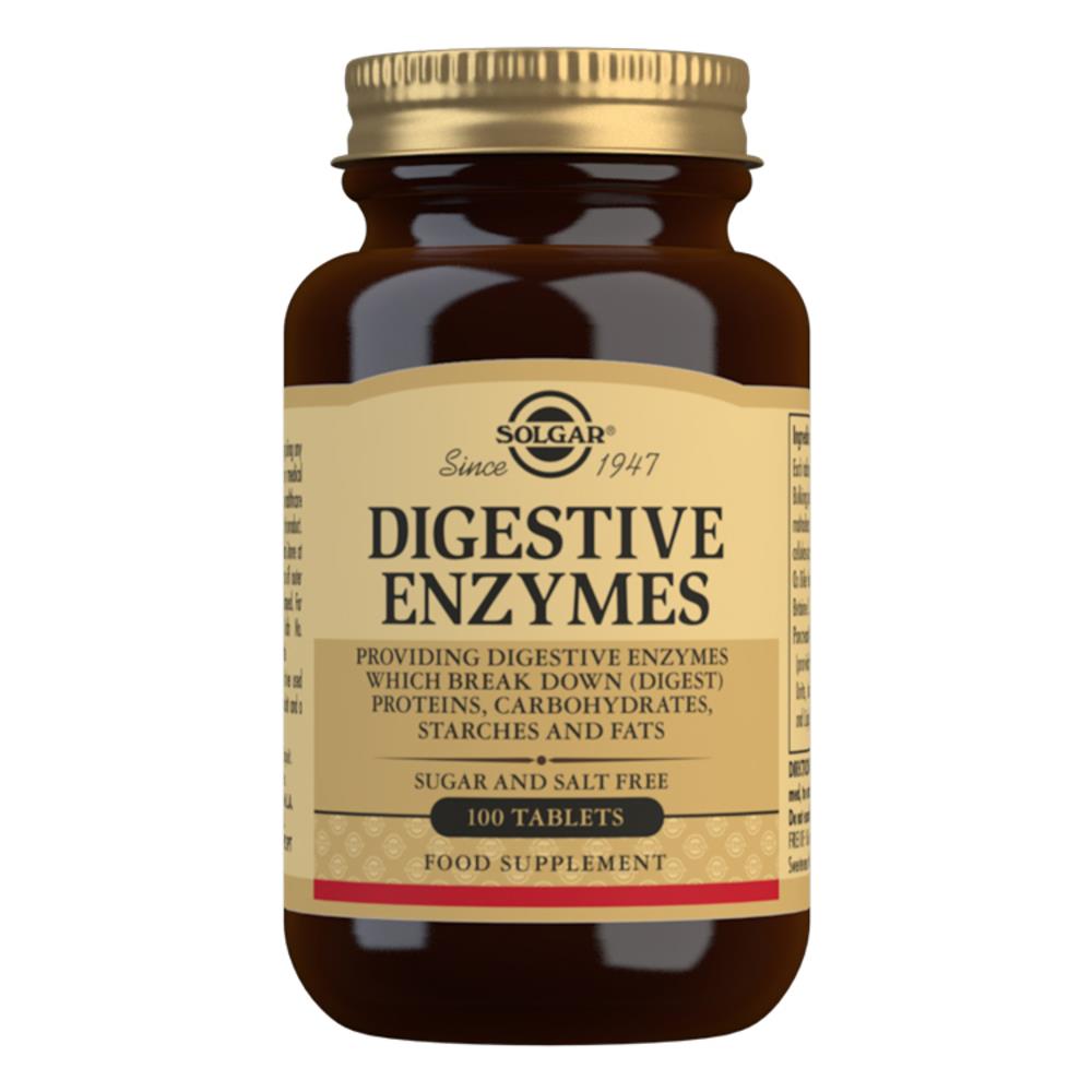 SOLGAR DIGESTIVE ENZYMES 100's University Late Night Pharmacy
