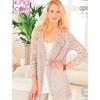 King Cole Opium Pattern 3682 Waterfall Cardigans     c