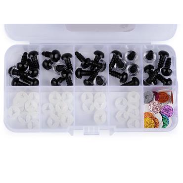 Box of 12mm Safety Eyes with Glitter Iris - 15 pairs