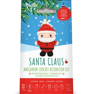Amigurumi Christmas Decoration Kit: Santa Claus