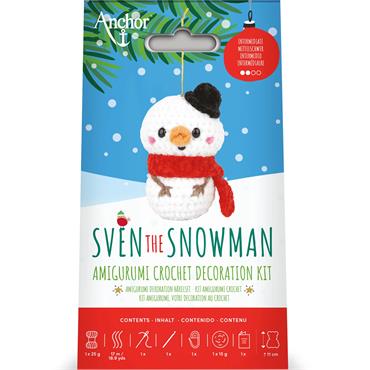Amigurumi Christmas Decoration Kit: Sven the Snowman