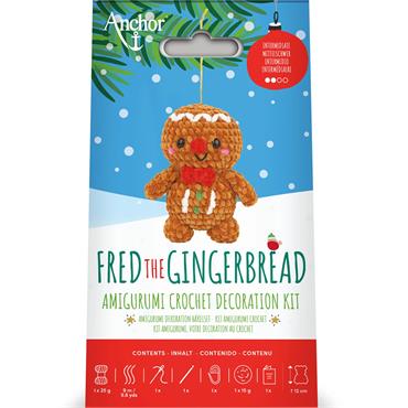 Amigurumi Christmas Decoration Kit: Fred the Gingerbread