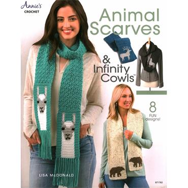Annies Crochet Animal Scarves & Infinity Cowls - 8 Fun Designs (Annies Book 871765)