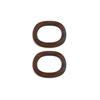 Circulo Oval Wooden Strap 16.5x11 cm