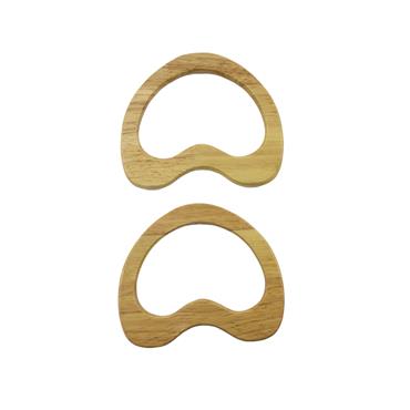 Circulo Heart Wooden Handle 16x8 cm