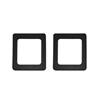 Circulo Square Wooden Strap 14x14 cm Cor 20 Black