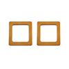 Circulo Square Wooden Strap 14x14 cm Cor 10 Wooden