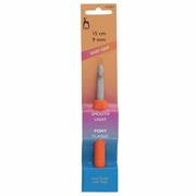 9mm Pony Easy Grip Crochet Hook (Flat)