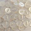 Pack of 6 x Solid Ivory Plastic Fisheye Buttons (14mm, Size 22)
