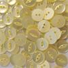 Pack of 6 x Yellow Plastic Fisheye Buttons (14mm, Size 22)