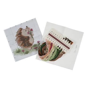 Counted Cross Stitch Kit: Mini: Hedgehog