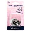 Tuck Lock Buckle 31mm Nickle Black
