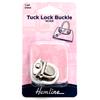 Tuck Lock Buckle 31mm - Silver Nickle