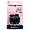 Tuck Lock Buckle 47mm Nickle Black