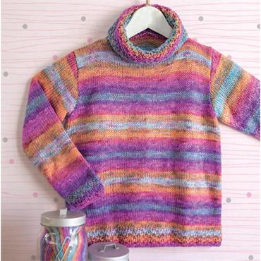 Pattern 2498 Cowl Neck Sweater in DK