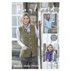 Hayfield Bonus Pattern 7797 Waistcoats and Scarfs