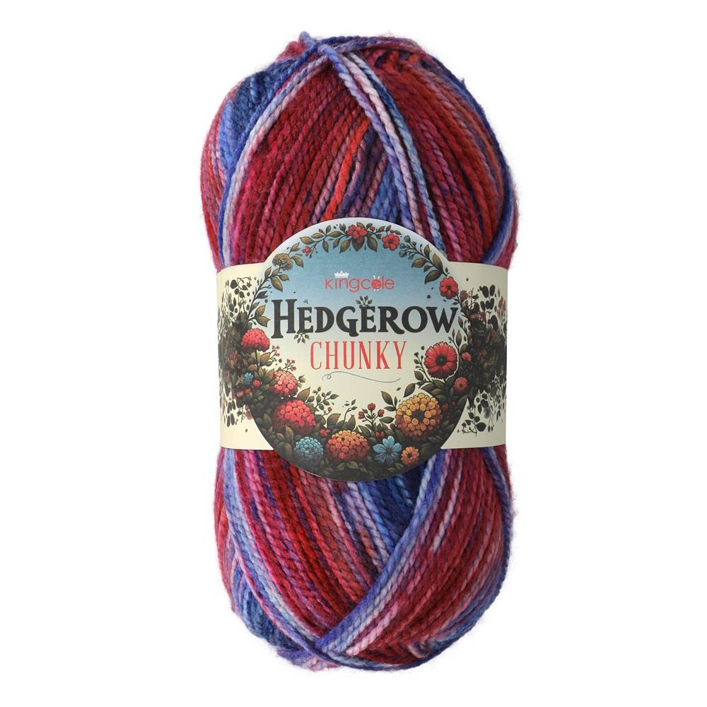 King Cole Hedgerow Chunky Yarn - Crocus Color (5847), 100% Acrylic