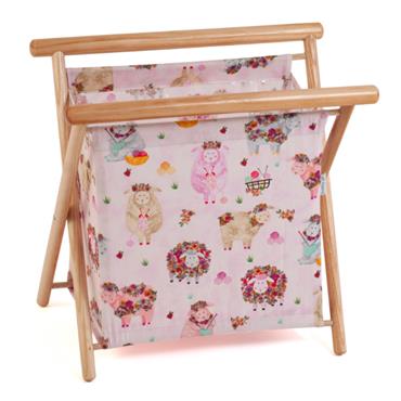 Knit Sew Collapsible Storage Basket - Knitty Sheep