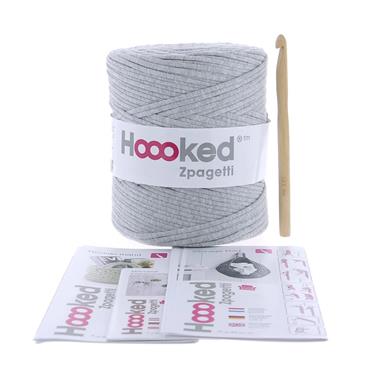 Hoooked Hooked Starter Grey Zpagetti Kit (3 Patterns Included)