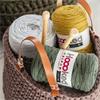 Hooked Crochet Panama Basket Pattern in Zpagetti