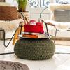 Hooked Crochet Pouf Pattern in Zpagetti