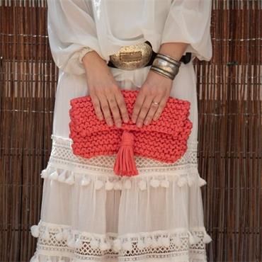 Hoooked Pattern Denise Clutch Purse Knit in Zpagetti