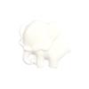 Elephant Shank Button 15mm White