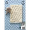 King Cole Pattern 3506 Baby Blankets in King Cole DK