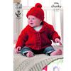 King Cole Pattern 3706 Jacket, Blanket and Hat Comfort Chunky