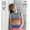 King Cole Pattern 4186 Waistcoat & Slipover in Opium