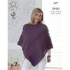 King Cole Pattern 4671 Ponchos & Hat in Fashion Aran