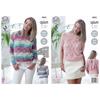 King Cole Pattern 4825 Sweater Knitted with Opium