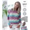 King Cole Pattern 4825 Sweater Knitted with Opium