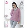 King Cole Pattern 5336 Sweater & Cardigan in Super Chunky