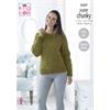 King Cole Pattern 5337 Sweater & Cardigan in Big Value Super Chunky