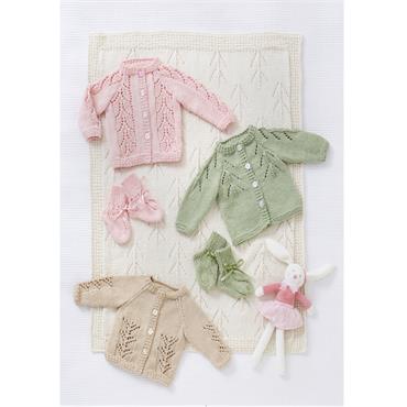 King Cole Pattern 5467 Cardigans, Blankets and Booties