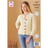 King Cole Pattern 5720 Sweater & Cardigan in Fashion Aran