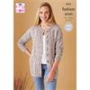 King Cole Pattern 5721 Waistcoat & Jacket in Fashion Aran