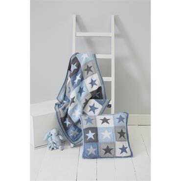 King Cole Pattern 5734 Blankets and Cushion Covers in DK