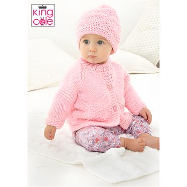 King Cole Pattern 5845 Jacket, Sweater, Hat & Blanket in Comfort Chunky