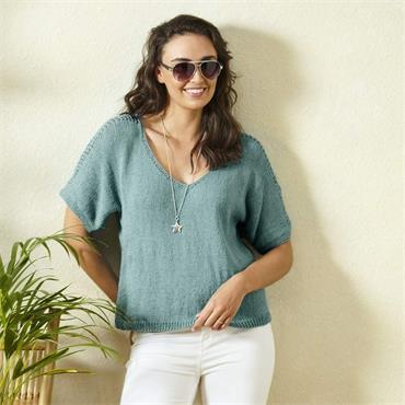 King Cole Pattern 5987 Tops in Linendale DK
