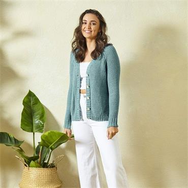 King Cole Pattern 5992 Raglan Cardigans in Linendale DK