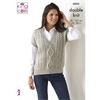 King Cole Pattern 6035 Slipover & Sweater in Merino Blend DK