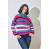King Cole Pattern 6053 Sweater & Cardigan in Truffle Glitz
