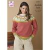 King Cole Pattern 6151 Sweaters in Merino Blend DK 50g
