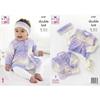 King Cole Pattern 6167 Coat, Cardigan, Gilet and Headband in Cutie Pie DK