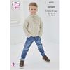 King Cole Pattern 6171 Sweater & Sweater Vest in Comfort Aran