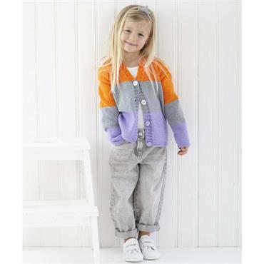King Cole Pattern 6177 Cardigan in Cherished DK