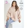King Cole Pattern 6182 Bell Sleeve Sweater & Cardigan in Timeless Chunky